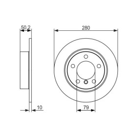 BOSCH Brzdový kotouč plný Ø280mm 0 986 479 728_thumb5