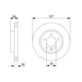 BOSCH Brzdový kotouč větraný Ø317mm 0 986 479 287_thumb5