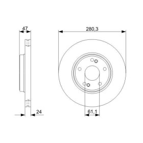 BOSCH Brzdový kotouč větraný Ø280mm 0 986 479 743_thumb5