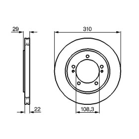 BOSCH Brzdový kotouč větraný Ø310mm 0 986 478 839_thumb5