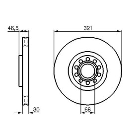 BOSCH Brzdový kotouč větraný Ø320mm 0 986 478 985_thumb5