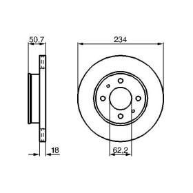 BOSCH Brzdový kotouč větraný Ø234mm 0 986 479 264_thumb5