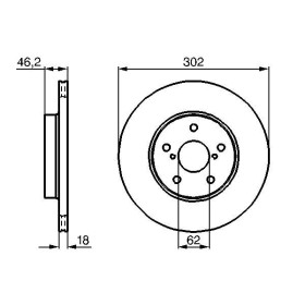 BOSCH Brzdový kotouč větraný Ø301,7mm 0 986 478 490_thumb5