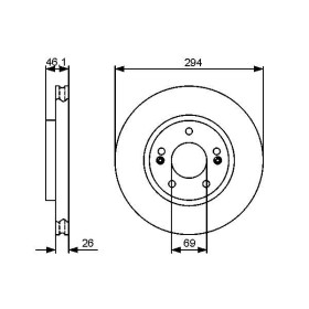 BOSCH Brzdový kotouč větraný Ø294mm 0 986 479 434_thumb5