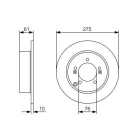 BOSCH Brzdový kotouč plný Ø275mm 0 986 479 525_thumb5