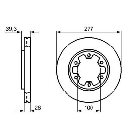 BOSCH Brzdový kotouč větraný Ø277mm 0 986 478 532_thumb5