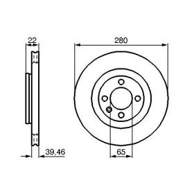 BOSCH Brzdový kotouč větraný Ø280mm 0 986 478 508_thumb5