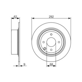 BOSCH Brzdový kotouč plný Ø292mm 0 986 479 742_thumb5