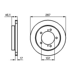 BOSCH Brzdový kotouč větraný Ø287mm 0 986 478 422_thumb5