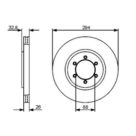 BOSCH Brzdový kotouč větraný Ø294mm 0 986 479 416_thumb5