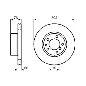 BOSCH Brzdový kotouč větraný Ø302mm 0 986 478 318_thumb5