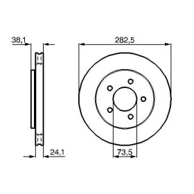 BOSCH Brzdový kotouč větraný Ø281mm 0 986 478 109_thumb5