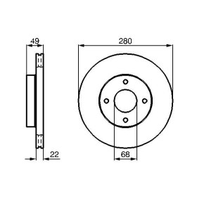 BOSCH Brzdový kotouč větraný Ø280mm 0 986 478 728_thumb5