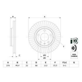 BOSCH Brzdový kotouč větraný Ø280mm 0 986 478 869_thumb5