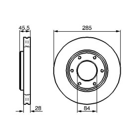 BOSCH Brzdový kotouč větraný Ø285mm 0 986 478 693_thumb5