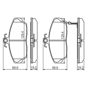 BOSCH Sada brzdových doštiček 0 986 424 214_thumb7