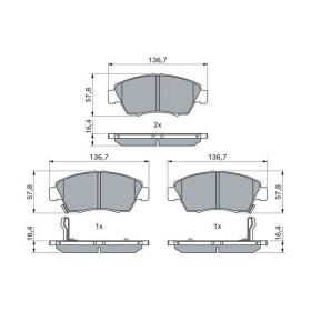 BOSCH Sada brzdových doštiček 0 986 461 759_thumb5