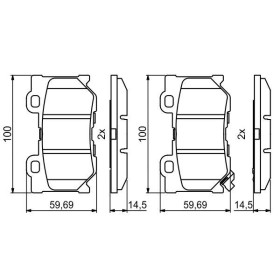 BOSCH Sada brzdových doštiček 0 986 494 863_thumb7