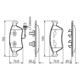 BOSCH Sada brzdových doštiček 0 986 494 200_thumb5