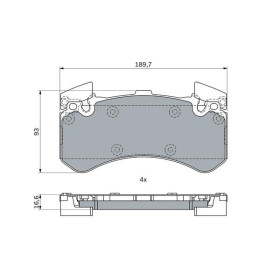 BOSCH Sada brzdových doštiček, kotouč. brzda 0 986 494 991_thumb7