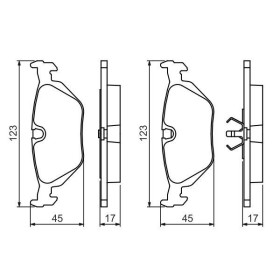 BOSCH Sada brzdových doštiček 0 986 460 964_thumb5