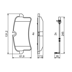 BOSCH Sada brzdových doštiček 0 986 494 842_thumb7