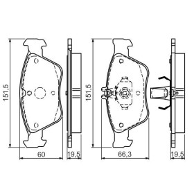 BOSCH Sada brzdových doštiček 0 986 494 002_thumb5