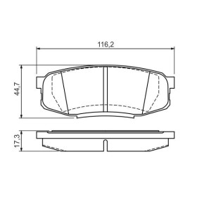 BOSCH Sada brzdových doštiček 0 986 494 380_thumb7