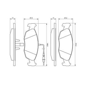 BOSCH Sada brzdových doštiček 0 986 461 764_thumb5