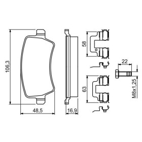 BOSCH Sada brzdových doštiček 0 986 494 641_thumb7