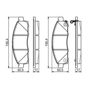 BOSCH Sada brzdových doštiček 0 986 494 673_thumb7