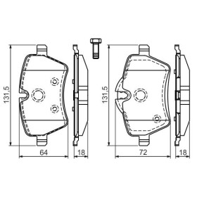 BOSCH Sada brzdových doštiček 0 986 494 168_thumb5