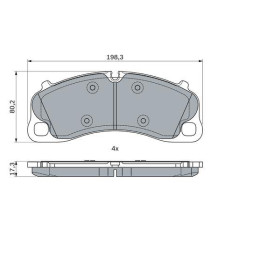 BOSCH Sada brzdových doštiček, kotouč. brzda 0 986 494 788_thumb7