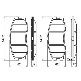 BOSCH Sada brzdových doštiček 0 986 494 250_thumb5