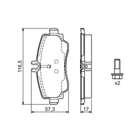 BOSCH Sada brzdových doštiček 0 986 424 470_thumb7