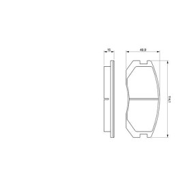 BOSCH Sada brzdových doštiček 0 986 460 980_thumb5