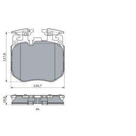 BOSCH Sada brzdových doštiček 0 986 424 431_thumb7