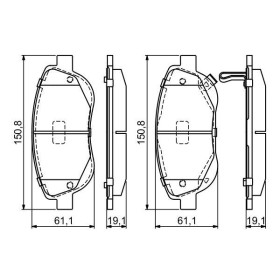 BOSCH Sada brzdových doštiček 0 986 494 682_thumb7