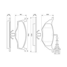 BOSCH Sada brzdových doštiček 0 986 424 632_thumb5