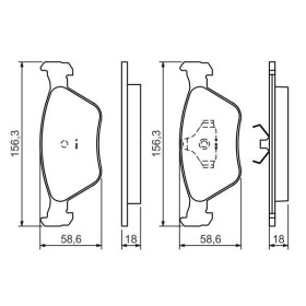 BOSCH Sada brzdových doštiček 0 986 424 200_thumb5