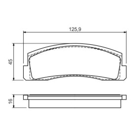 BOSCH Sada brzdových doštiček 0 986 494 543_thumb5