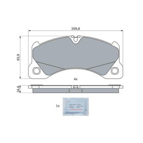 BOSCH Sada brzdových doštiček 0 986 424 970_thumb5