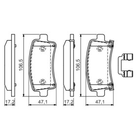 BOSCH Sada brzdových doštiček 0 986 494 586_thumb7