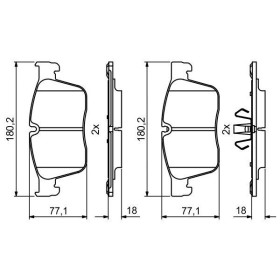 BOSCH Sada brzdových doštiček 0 986 494 829_thumb7