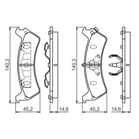 BOSCH Sada brzdových doštiček 0 986 424 655_thumb5