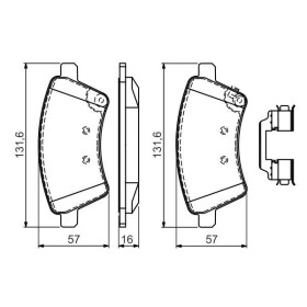 BOSCH Sada brzdových doštiček 0 986 494 584_thumb5