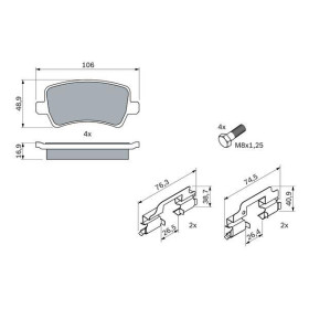 BOSCH Sada brzdových doštiček 0 986 494 213_thumb7