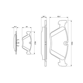 BOSCH Sada brzdových doštiček 0 986 424 351_thumb5