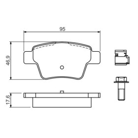 BOSCH Sada brzdových doštiček 0 986 494 605_thumb7