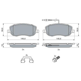 BOSCH Sada brzdových doštiček 0 986 494 615_thumb5